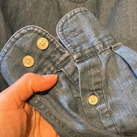 Men's Cardinal Denim Button-Down Shirt - Picture 11 of 13